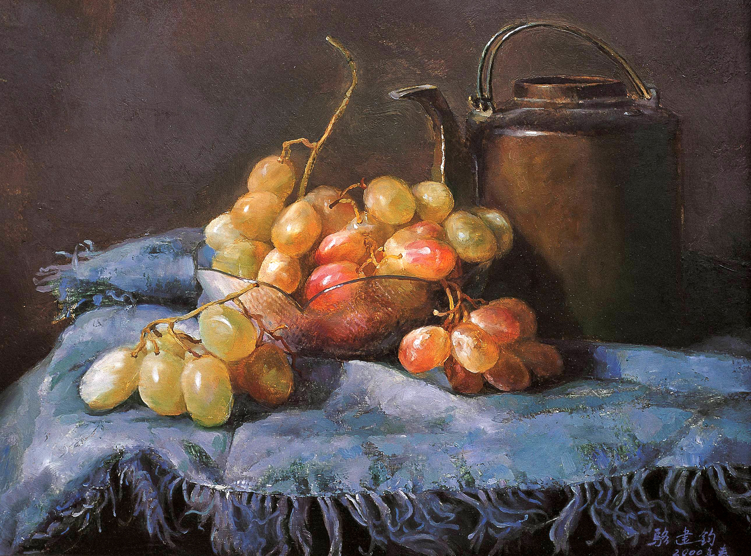 骆建钧油画作品